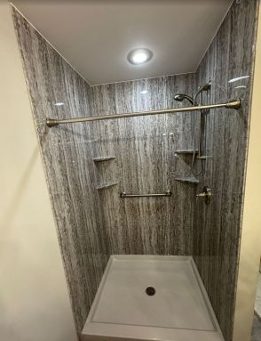 Before & After Walk-In Shower in Deerfield. NH (1)