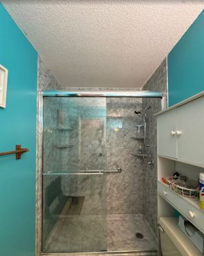 Before & After Tub to Walk-in Shower Conversion in Allentown, NH (2)