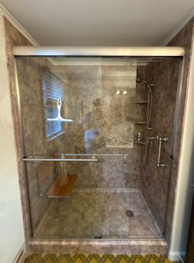 Before & After Walk-In Shower Installation in Henniker, NH (2)