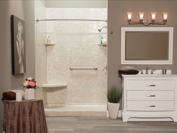 Bathroom Design Option for a Walk-in Shower in the Center Barnstead, NH Area (1)