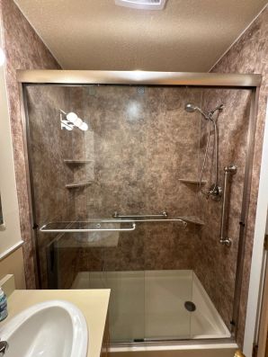 Before & After Tub to Walk-in Shower Conversion in Plymouth, NH (2)