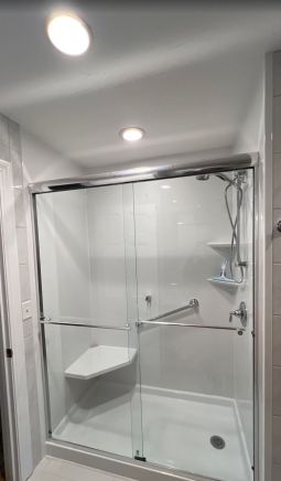 Before & After Tub to Walk-in Shower Conversion in Merrimack, NH (2)