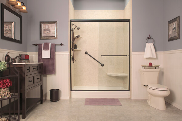 Bathroom Design Option for Walk-in Shower in the Center Barnstead, NH Area (1)