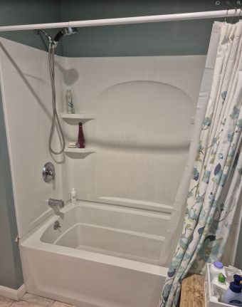 Before & After Walk-In Shower Installation in Litchfield, NH (1)