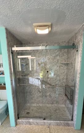 Before & After Walk-In Shower Installation in Rochester, NH (2)