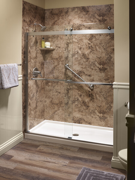 Bathroom Design Option for a Walk-in Shower in the Center Barnstead, NH Area (1)