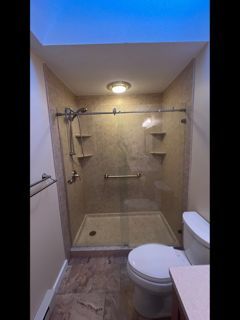 Before & After Tub to Walk In Shower Conversion in Derry, NH (2)