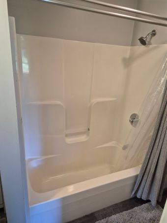 Before & After Tub to Walk in Shower Conversion in Hudson, NH (1)